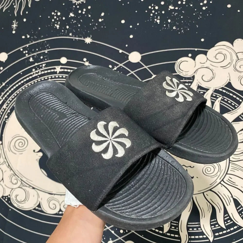 Nike Victori One Next Nature DM8598-002 Slide Sandal Men's Black Slip-on Casual